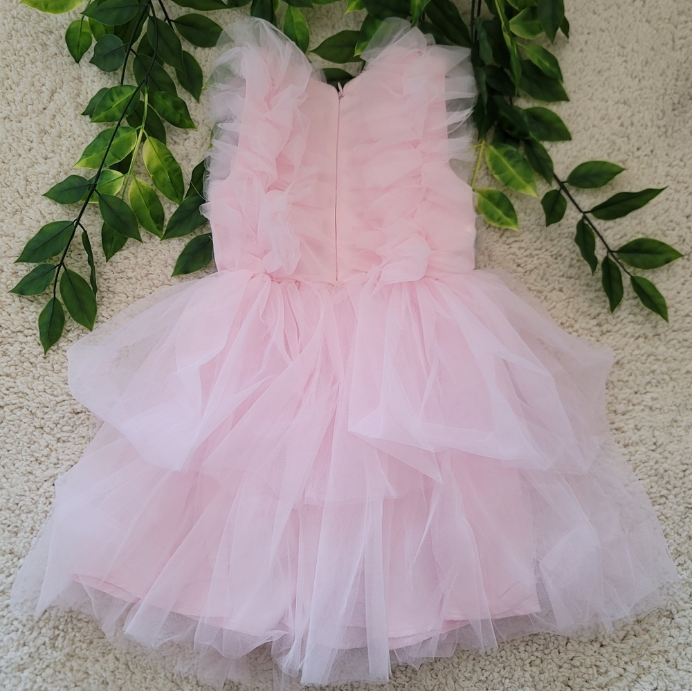 Jessica Simpson Little Girl Pink Dress (Size 4) - Picture 2 of 4